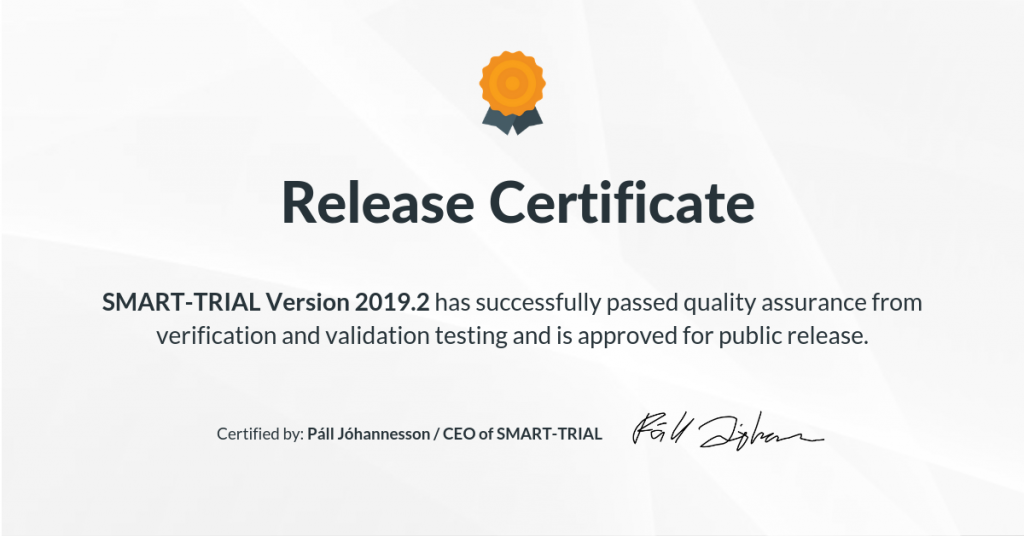 2019.2 Release Certificate